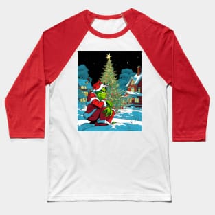 Grinchy Christmas Baseball T-Shirt